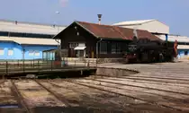 SZ 25.026 am Gelände des Eisenbahnmuseums Celje macht sich bereit um viele kleine und Große Besucher durchs Gelände zu dampfen. 15.08.2015