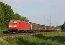 185 250 mit EZ 44912 (Linz Vbf–N�rnberg Rbf) am 19.05.2014 zwischen Undorf und Deuerling