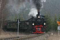 Mit Volldampf durchs Dr�ngetal - Teil II ; Sonderfahrt zum Brocken am 24.02.07