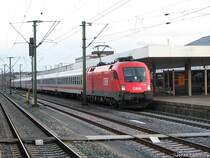 �BB 1116 123-9 dient als Zuglok des IC2083 und wartet hier in Hannover Hbf auf die Abfahrt nach Hamburg.