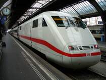 ICE  .. Abfahrbereit im SBB Hauptbahnhof von Z�rich am 21.01.2007
