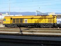 Geleisbaumaschine VTmaas 80 85 958 1 046-2   Grizzli   Abgestellt im SBB Bahnhofsareal von Yverdon am 31.12.2006