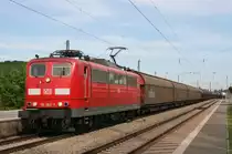 151 062 mit EK 56600 (Plattling–N�rnberg Rbf) am 21.05.2014 in Parsberg