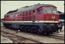 DR Fahrzeugausstellung in Sangerhausen am 22.06.1991: 
132197-5