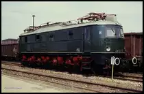 DR Fahrzeugausstellung in Sangerhausen am 22.06.1991: 
218031-3 in Grün