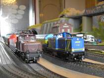 SBB Rangierlok neben MWB V100