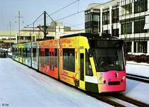 Combino 861 an der Universit�t (25. Februar 2005)