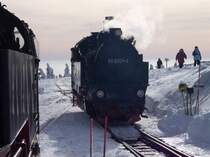 996001 beim Umsetzen auf dem Brocken 17.02.2007