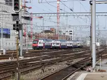 SBB - Triebzug RABe 514 015-7 unterwegs im HB Zürich am 26.07.2015