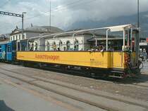 RhB,Arosabahn Aussichtswagen am Bhf.Chur