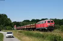 225 805-1 mit dem EK 55909 (Rammelsbach-Einsiedlerhof) bei Landstuhl 1.7.15
