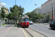 Wien Wiener Linien SL 71 (E2 4315) Kärntner Ring / Kärntner Straße am 1. Juli 2015.