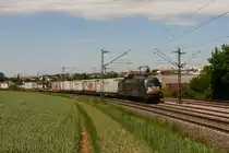 182 010 mit dem MARS-Zug kurz vor Asperg. 3.6.15 