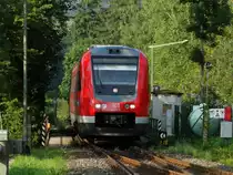 DB Regio 612 079 als RB nach Oberstdorf am 11.08.15 in Fischen Allgäu 