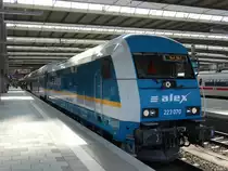 Netinera/ALEX 223 070 am 08.08.15 in München Hbf 