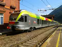 ETR 170 120-9 als R 1887 (Fortezza/Franzensfeste - Lienz) am 1.9.2015 in Fortezza/Franzensfeste.