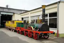 Der Adler zu Gast bei den XXI. Meininger Dampfloktage am 05.09.2015