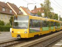 SSB DT 8.10 mit Fu�ball WM 2006 Aufkleber in Vaihingen (09/2006)