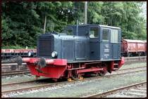 Ehemalige Deutz Werklok der Autofabrik Karmann in Osnabrück! Hier aufgenommen im Zechenbahnhof Piesberg am 5.9.2015. Die Lok gehört heute dem Verein Osnabrücker Dampflok Freunde.