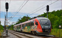 SŽ 312-120 fährt durch Maribor-Tabor Richtung Maribor HBF. /31.7.2015
