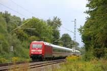 101 131-1 DB bei Michelau am 06.09.2015.