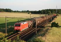 152 064 mit EZ 51328 (Seelze Rbf–Maschen Rbf) am 17.06.2014 zwischen Jesteburg und Maschen Rbf