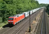 152 035 mit KM 50472 (Maschen Rbf–Bremerhaven) am 02.07.2014 zwischen Buchholz (Nordheide) und Spr�tze