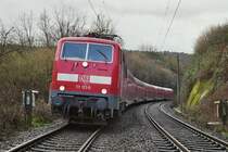 4861 wegen Unwettersch�den mit au�erplanm��igem Halt vor der Einfahrt Herchen 19.01.2007
