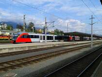 5022 028-2 bei Bereitstellung als R 4811 (Villach Hbf - Hermagor - Kötschach-Mauthen) am 3.9.2015 in Villach Hbf.