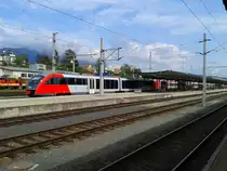 5022 028-2 bei Bereitstellung als R 4811 (Villach Hbf - Hermagor - Kötschach-Mauthen) am 3.9.2015 in Villach Hbf.