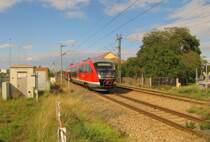 DB 642 009 als RB 16401 von S�mmerda nach Erfurt Hbf, am 04.09.2015 in Erfurt Ost.