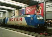 Eine BR 185-Cl- 004 bei einer Sonderfahrt am 12.10.2003 im M�nchner Hbf