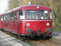 796-27 der HEG am 03.12.2006 im Bahnhof Billerbeck