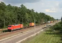 152 002 mit KT 50290 (Regensburg Ost–Hamburg-Waltershof) am 27.08.2014 zwischen Bardowick und Radbruch