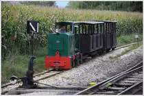 Feldbahnbetrieb am Bahnhof Stainz am 12.9.2015.