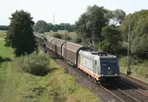 241.007 mit DGS 45684 (Hectorrail, Dortmund–Obereving–Malm�) am 03.09.2014 zwischen Sagehorn und Ottersberg