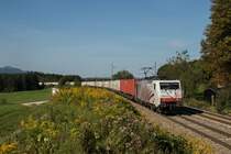 189 901 mit einem EKOL am 12. September 2015 bei Grabenstätt.