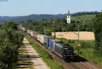 185 569-1 mit einem KV Zug bei Denzlinge 10.7.15