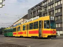 Be 4/6 265 unterwegs auf der Sonntag Morgen Plausch& Fotofahrt vom Tramclub Basel bei der IWB, 09.08.2015