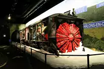 Schneeschleuder PO ZRI mit dem Baujahr 1908 am 20.08.2014 im Cité du Train in Mulhouse.