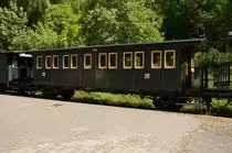 Reisezugwagen mit der Nummer Baden 12240, hier im Zug des Kuckucksbähnle eingestellt.
9.9.2015