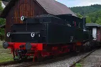 Am Mittwoch den 9.September2015 steht die Speyerbach tendervoraus im Bahnhof Elmstein bereit zur Rückfahrt nach Neustadt an der Weinstraße. 