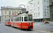 Wien WVB SL 71 (C1 146) Schwarzenbergplatz / Rennweg / Daffingerstraße am 12. Juni 1971. - Scan von einem Farbnegativ. Film: Kodacolor X. Kamera: Kodak Retina Automatic II.