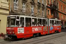 Tatra T4 Nummer 1137 in der Innenstadt von Lviv am 20.08.2015. 