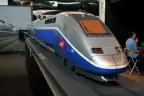 TGV 210 ebenfalls als Modell im Museum Cité du Train in Mulhouse. (20.08.2014)