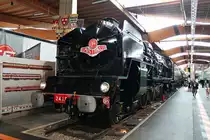 241.P.16 bespannte in ihrer aktiven Zeit den Mistral, der Paris mit Nizza verband. Seit ihrem Dienstende, steht sie nun im Cité du Train in Mulhouse. (20.08.2014)