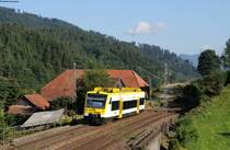 650 587? als SWE 721 (Hausach-Hornberg) bei Gutach 15.7.15