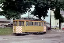 Innsbruck IVB Arbeitstriebwagen 21 Bergisel am 14. Juli 1978. - Scan von einem Farbnegativ. Film: Kodacolor II. Kamera: Minolta SRT-101.