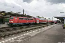 111 135-0 [Verl.|HBS|12.03.16] mit dem RE70 (RE 27782) von Braunschweig Hbf nach Bielefeld Hbf in Braunschweig. 25.09.2015