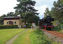 Erzgebirgsrundfahrt des Vereins Sächsischer Eisenbahnfreunde anläßlich  75 Jahre 50 3616  am 26.September 2015. Gemächlich rollte der Sonderzug dann das Zschopautal hinunter. Bei dieser Aufnahme in meiner Heimatstadt Zschopau ließ sich sogar kurz die Sonne sehen.